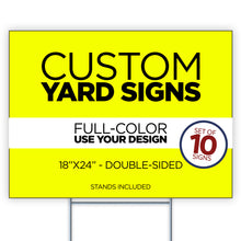 Load image into Gallery viewer, Custom Yard Signs
