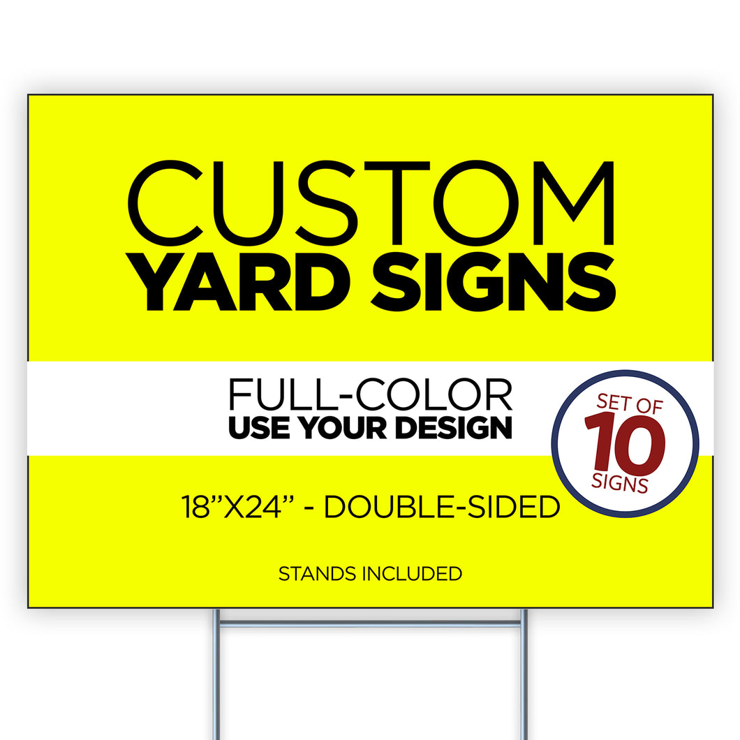 Custom Yard Signs