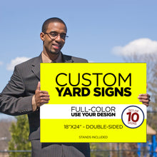 Load image into Gallery viewer, Custom Yard Signs
