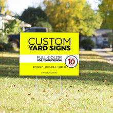 Load image into Gallery viewer, Custom Yard Signs
