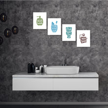 Load image into Gallery viewer, Bathroom Wall Decor Prints - Design
