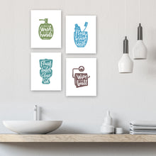 Load image into Gallery viewer, Bathroom Wall Decor Prints - Design
