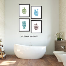 Load image into Gallery viewer, Bathroom Wall Decor Prints - Design
