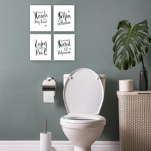 Load image into Gallery viewer, Bathroom Wall Decor Prints - Text
