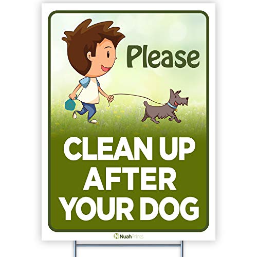 Nuah Prints Please Clean Up After Your Dog Signs